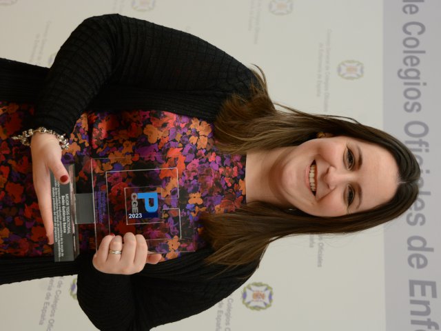 Belén Gutiérrez, ganadora del premio a la Mejor tesis doctoral enfermera